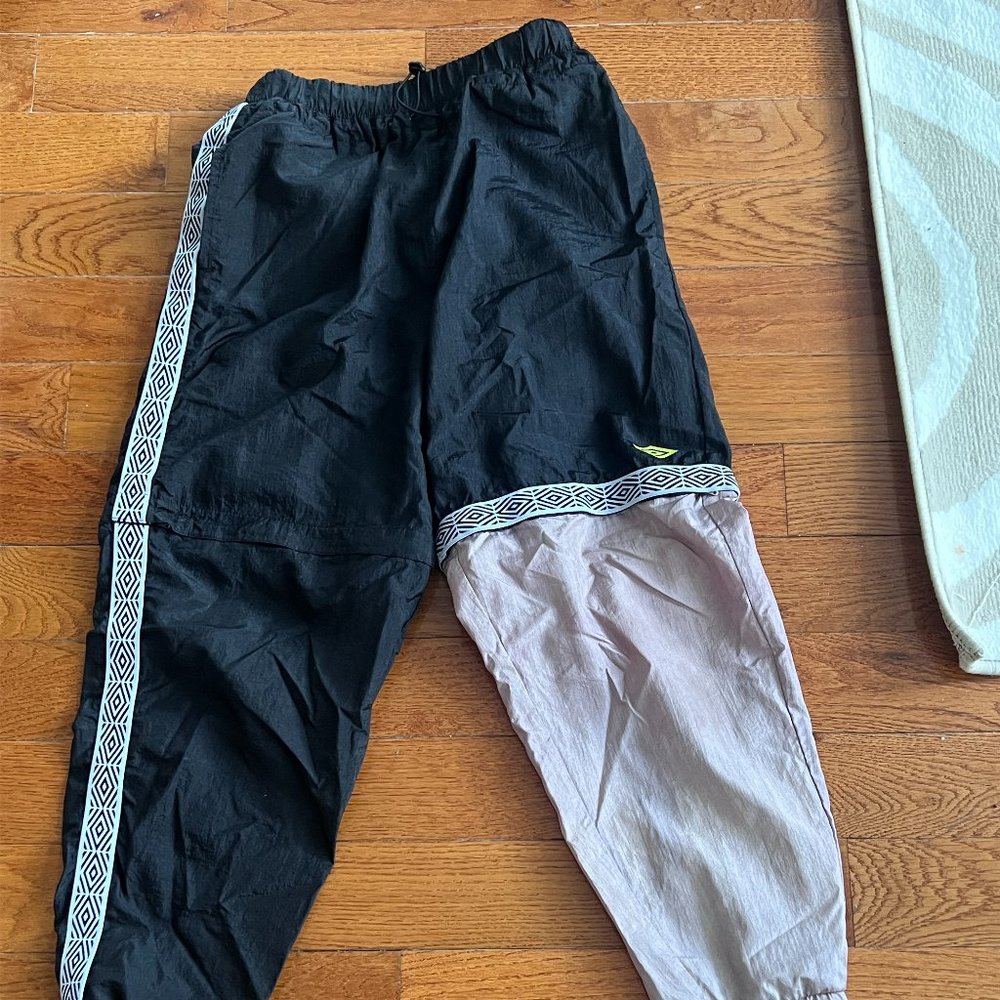 Vintage 90s UMBRO Zip Convertible Track Pants